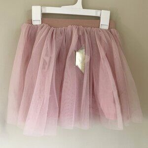 Mae Li Rose Layered Tulle Skirt with Star Embellishment, Blush Pink, Size 8